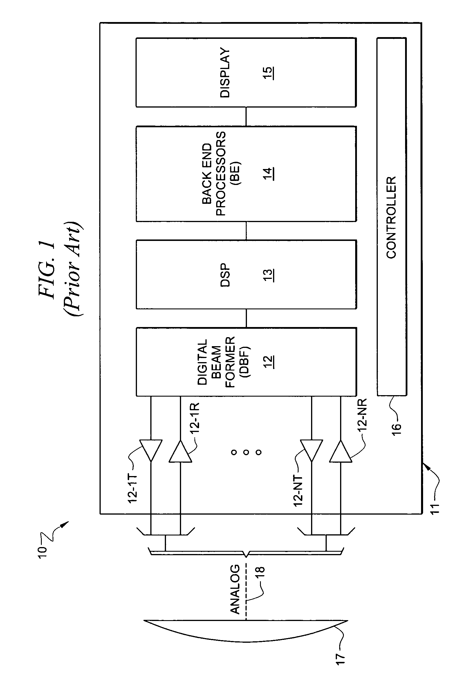 Ultrasonic transducer having distributed weight properties
