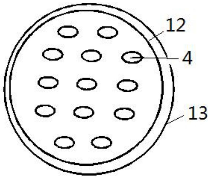 Full-contact flexible lightweight rubber floating disc and its application