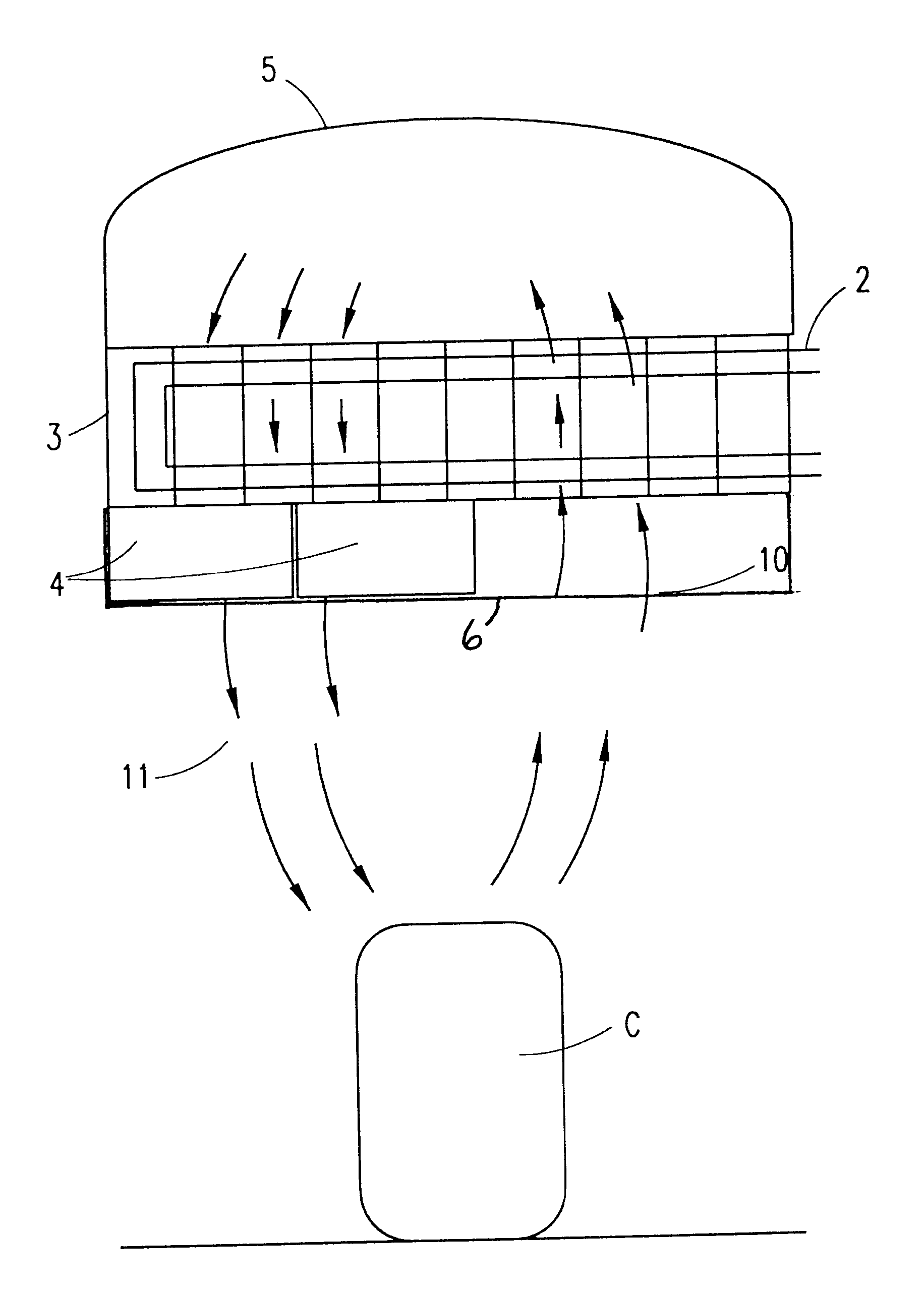 Reconfigurable system and method for cooling heat generating objects