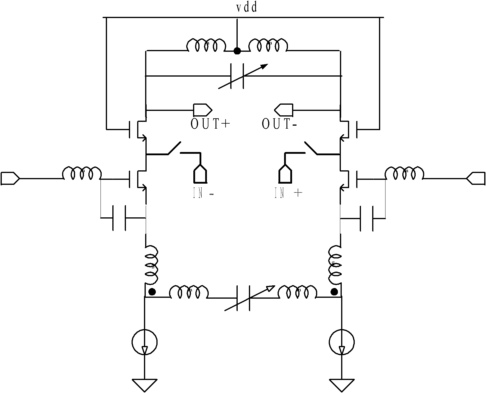 Automatic inductance-capacitance calibrating method and circuit