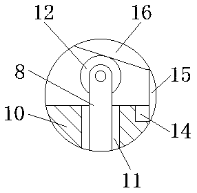 A textile winding device with good rolling effect