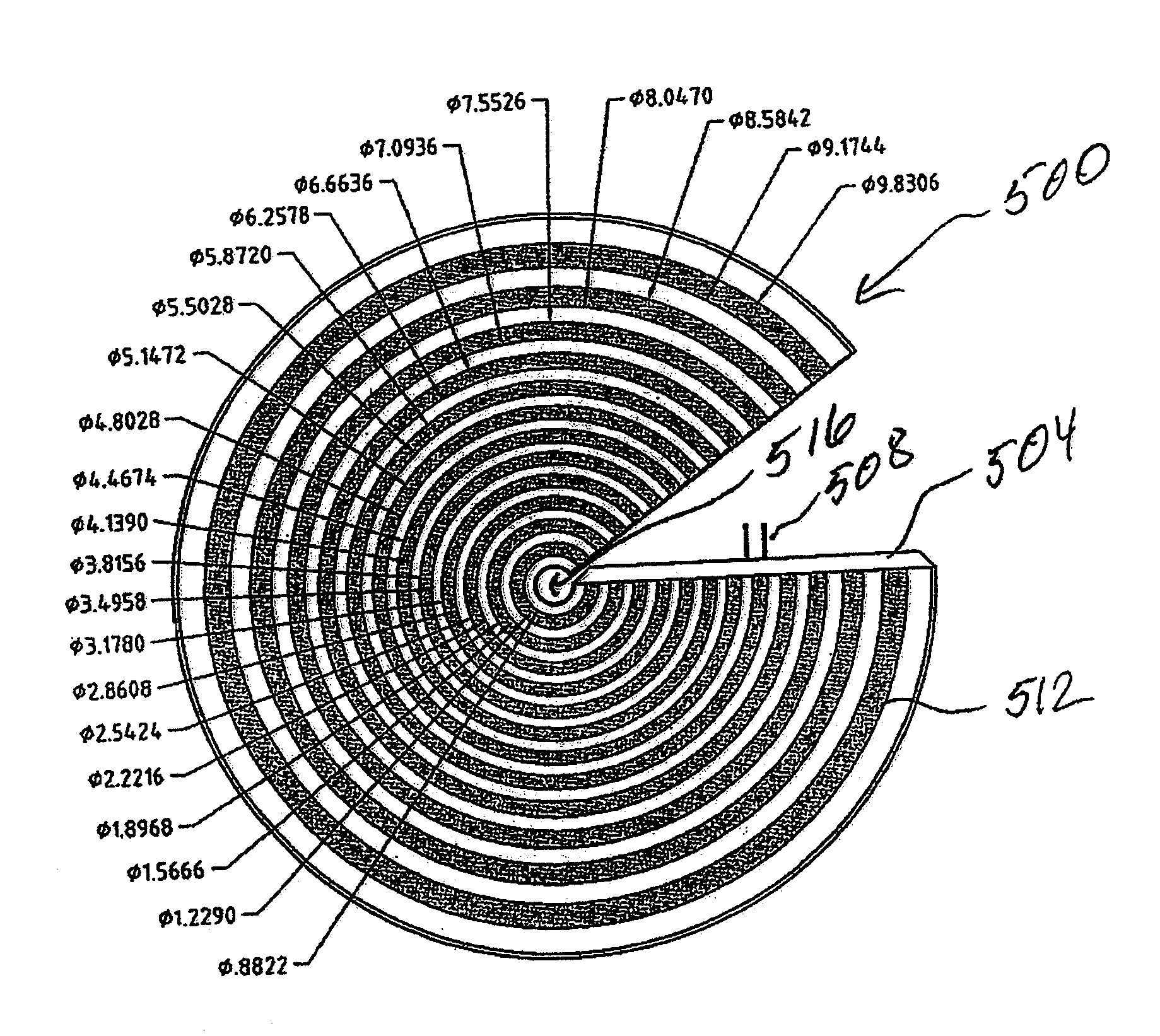 Placido projector for corneal topography system