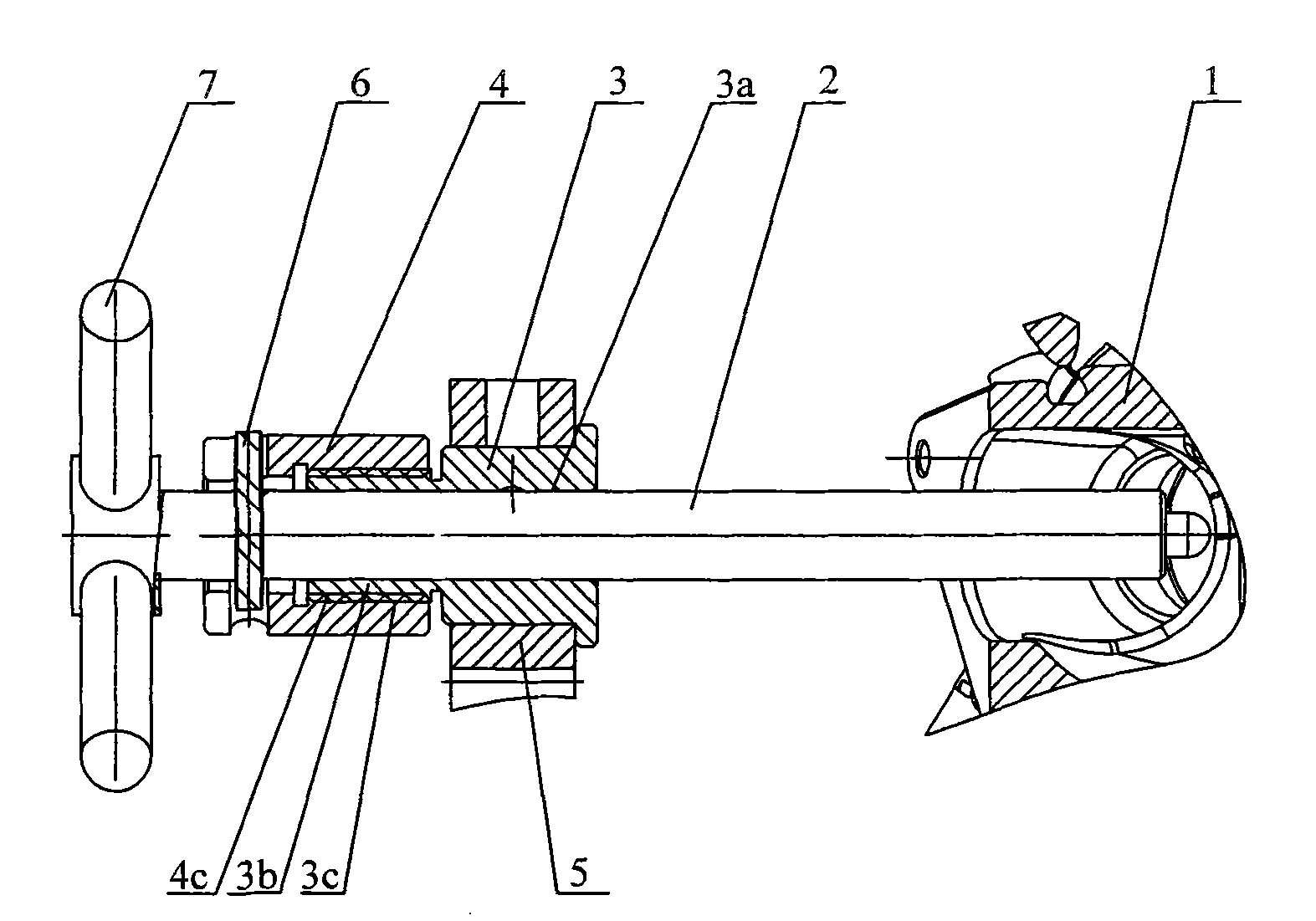 Long-stroke quick clamping mechanism