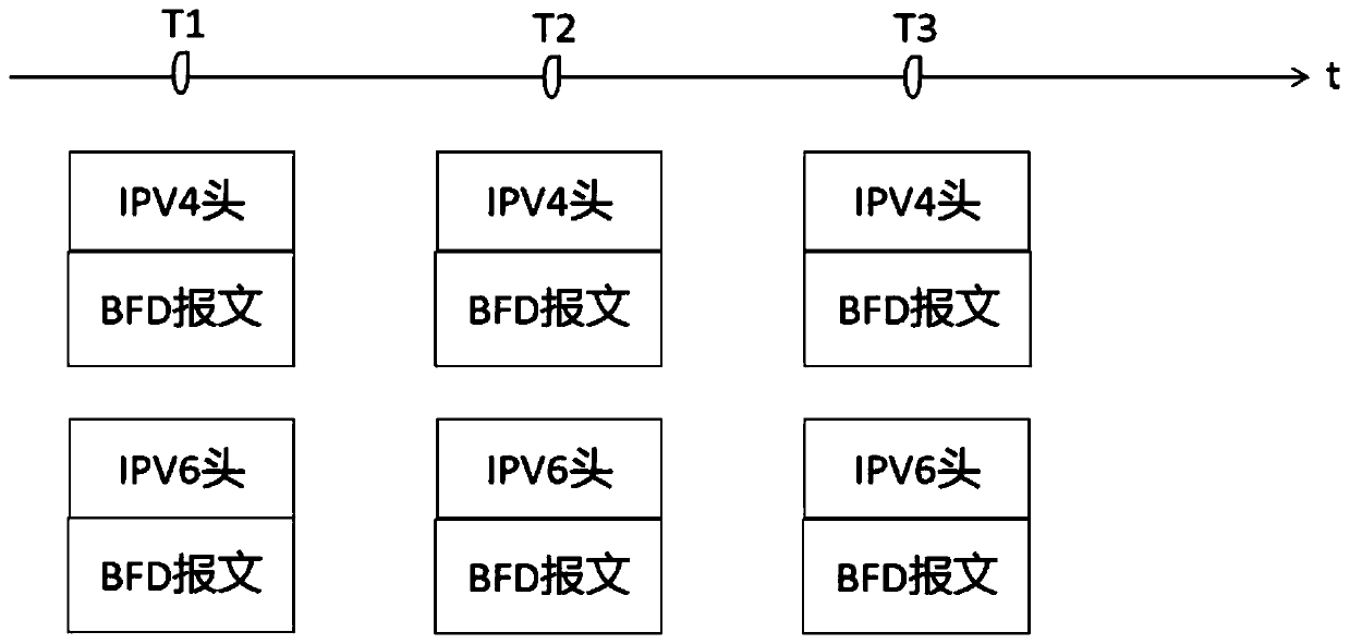 Dual-stack BFD detection method and dual-stack BFD detection system