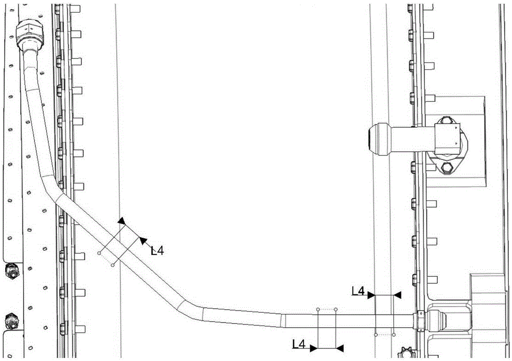 A Method for Determining the Position of the Clamp on the Engine Pipeline