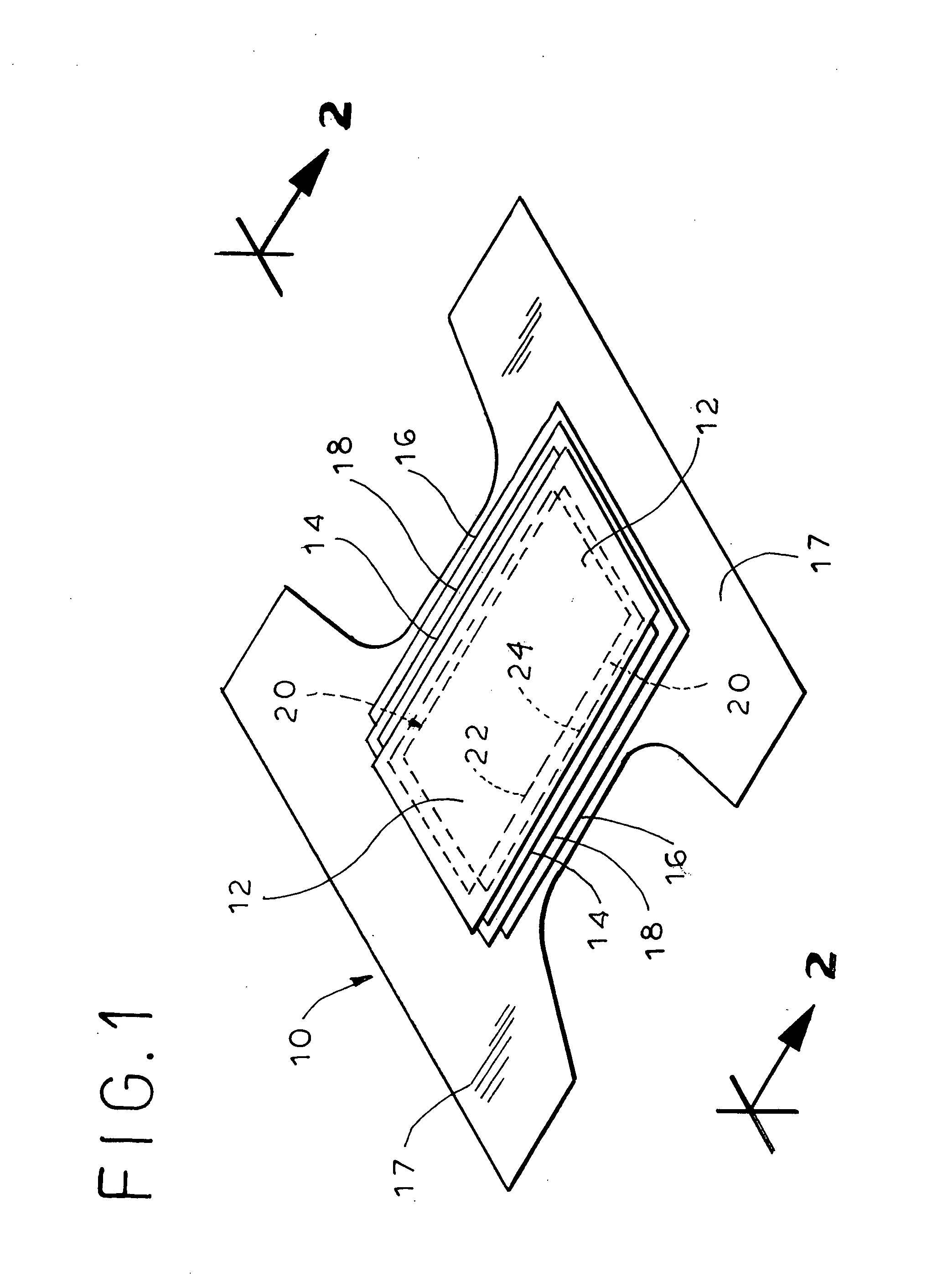 Absorbent article with layered acquisition/distribution system