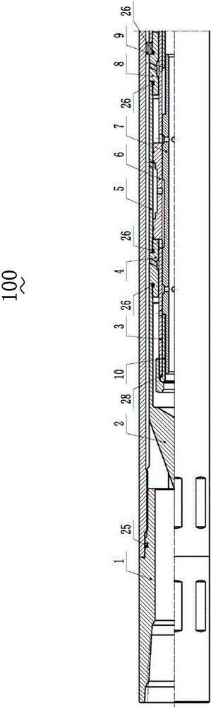Low-speed large-torque downhole hydraulic motor and operating method thereof