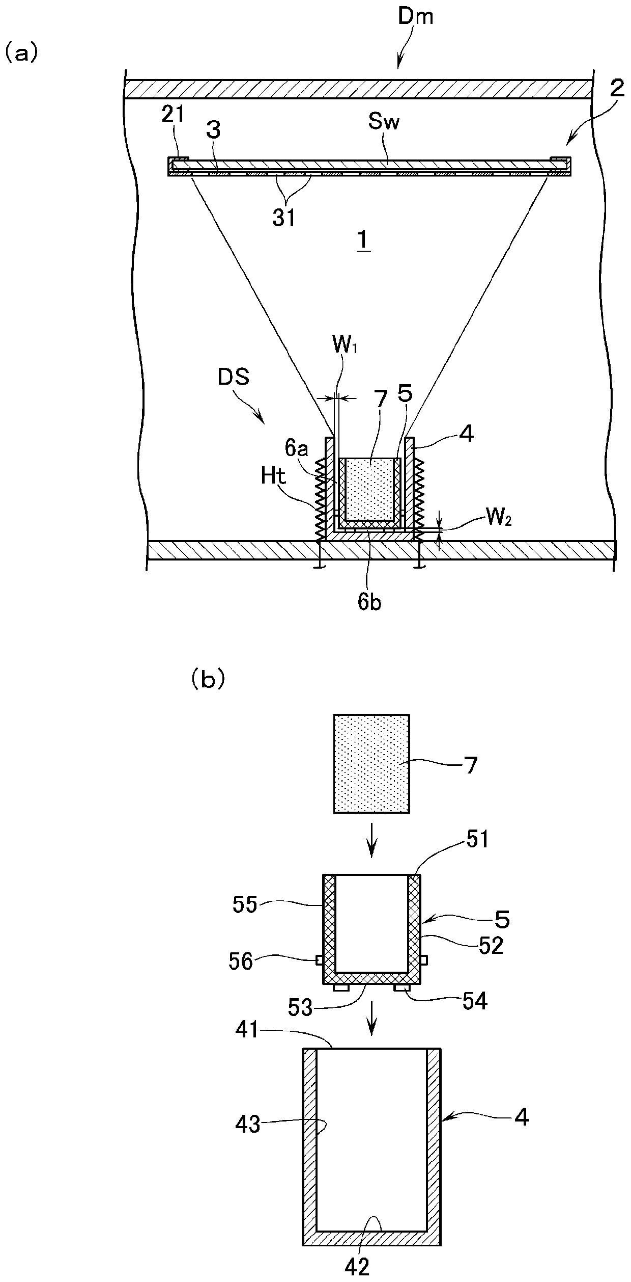 Vapor deposition source for vacuum vapor deposition apparatus