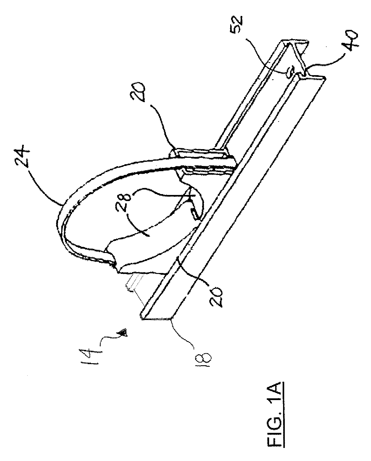 Variable-duct support assembly