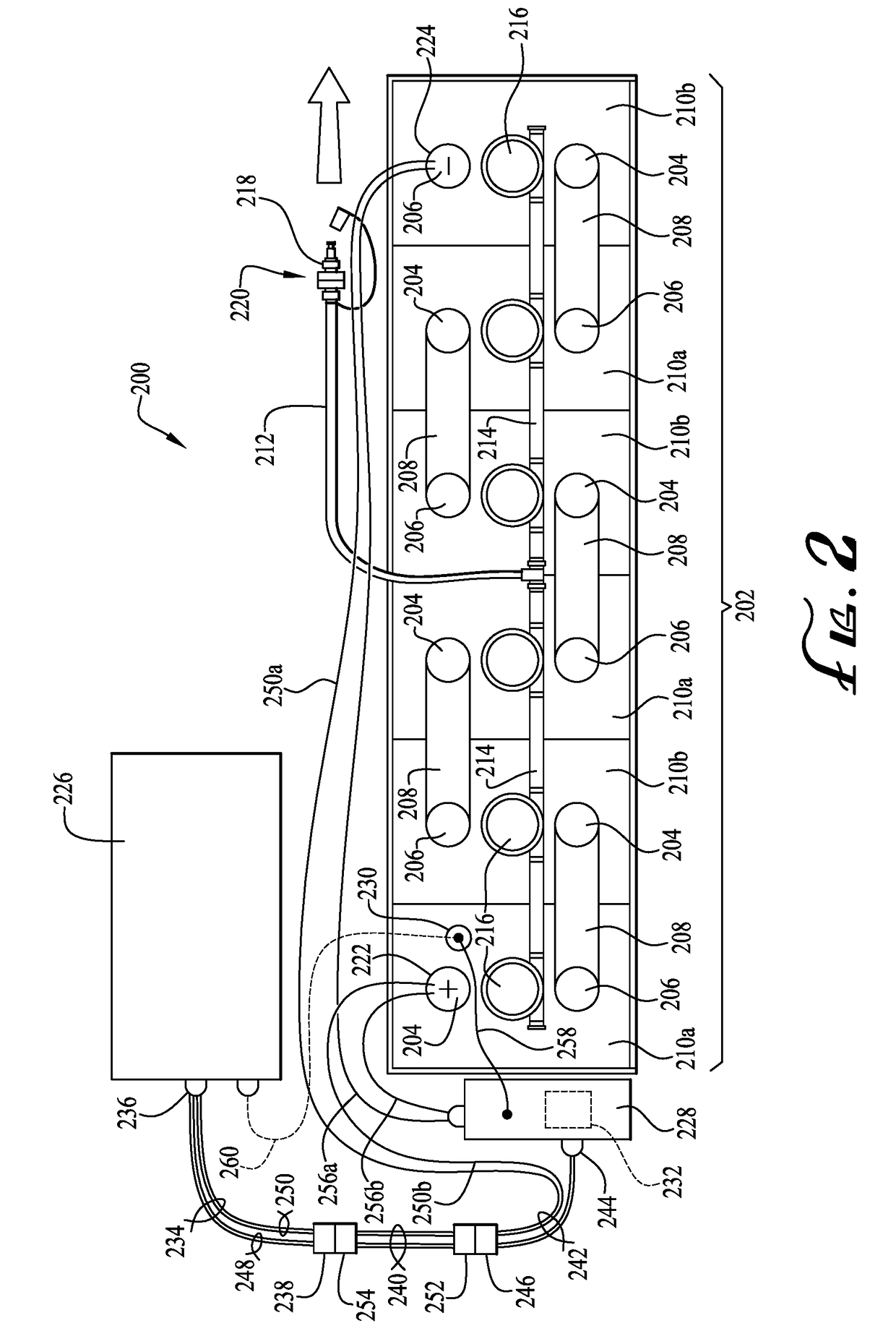 Battery watering event detection using a temperature sensor