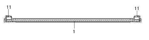 Drawer guide rail device with shelves