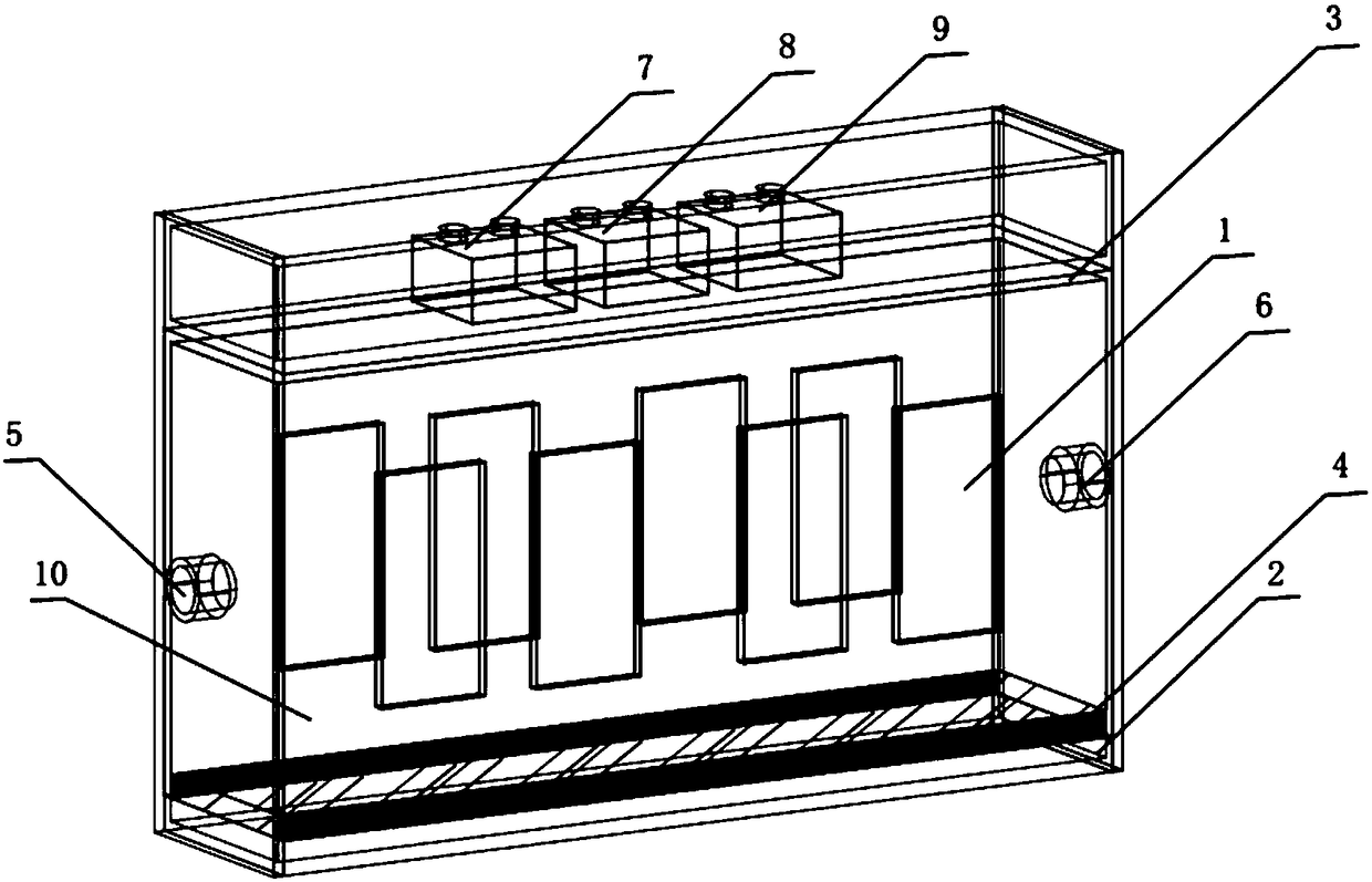 Sewage disinfection device for sewage sterilization