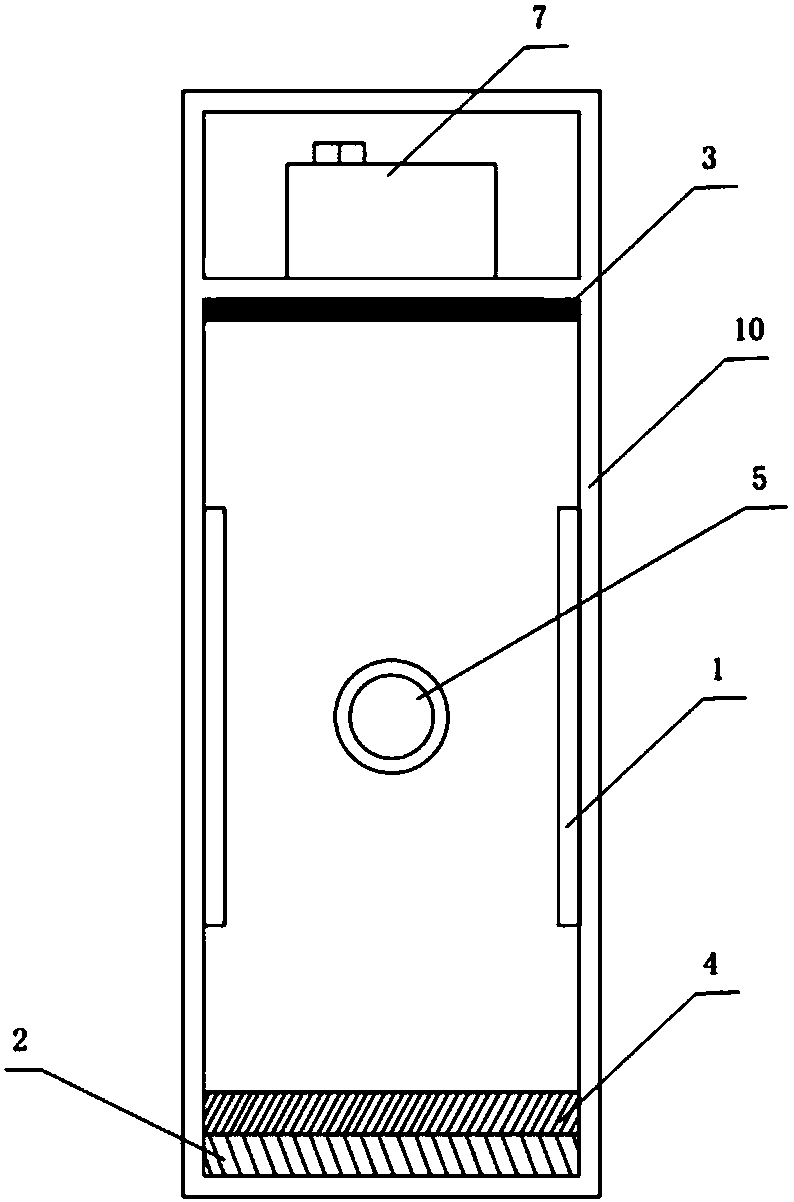 Sewage disinfection device for sewage sterilization