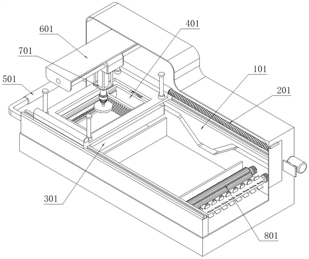 Outer layer anti-rust treatment device for automobile part machining