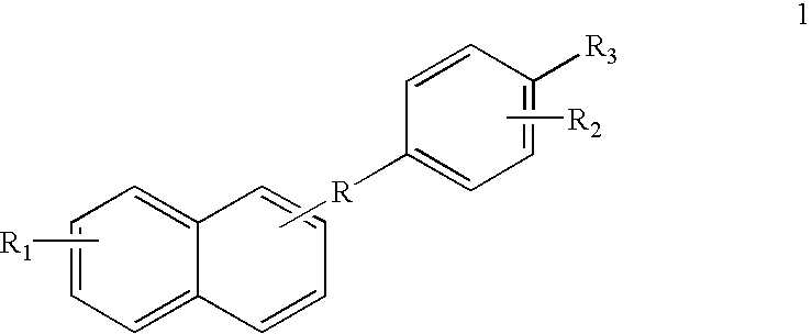 Novel mercaptophenyl naphthyl methane compounds and synthesis thereof