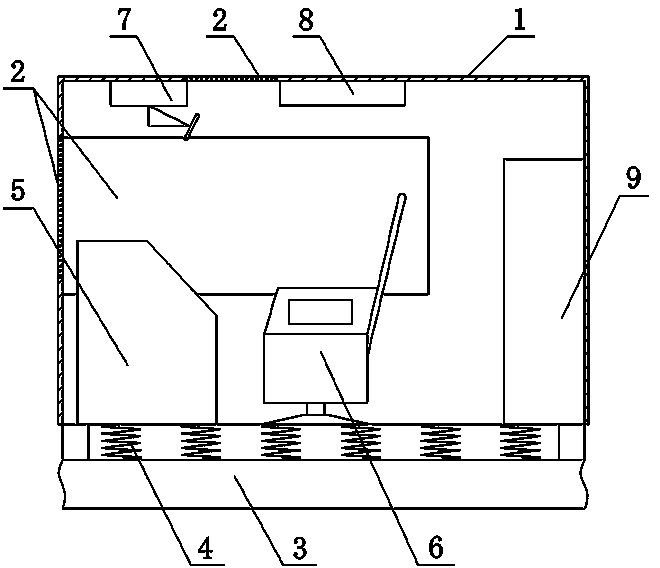 Network type driller control room