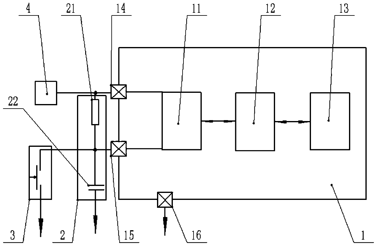 An ic encryption method capable of realizing ultra-low power consumption standby