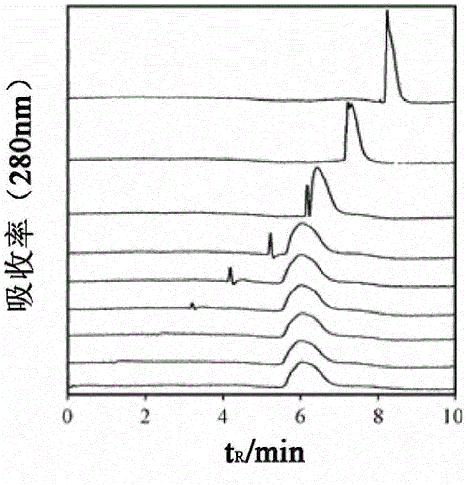 Multidimensional liquid chromatography separation system and separation method for protein separation