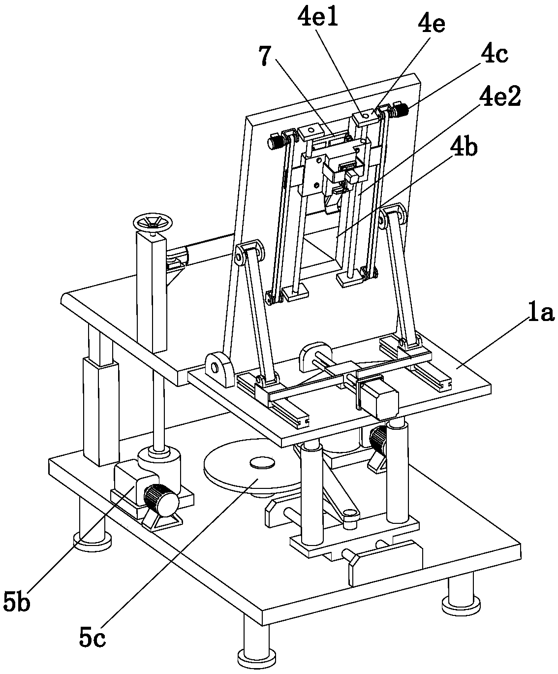 Working method of medical spinal orthopedic device