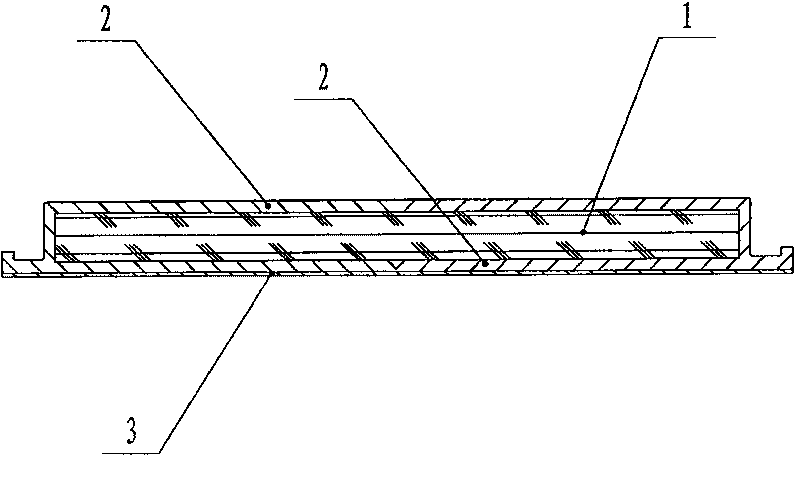 Optical fiber cable section box board and its shaping method