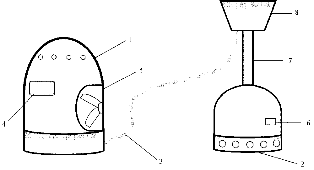 Circulation type indoor spray cooling device