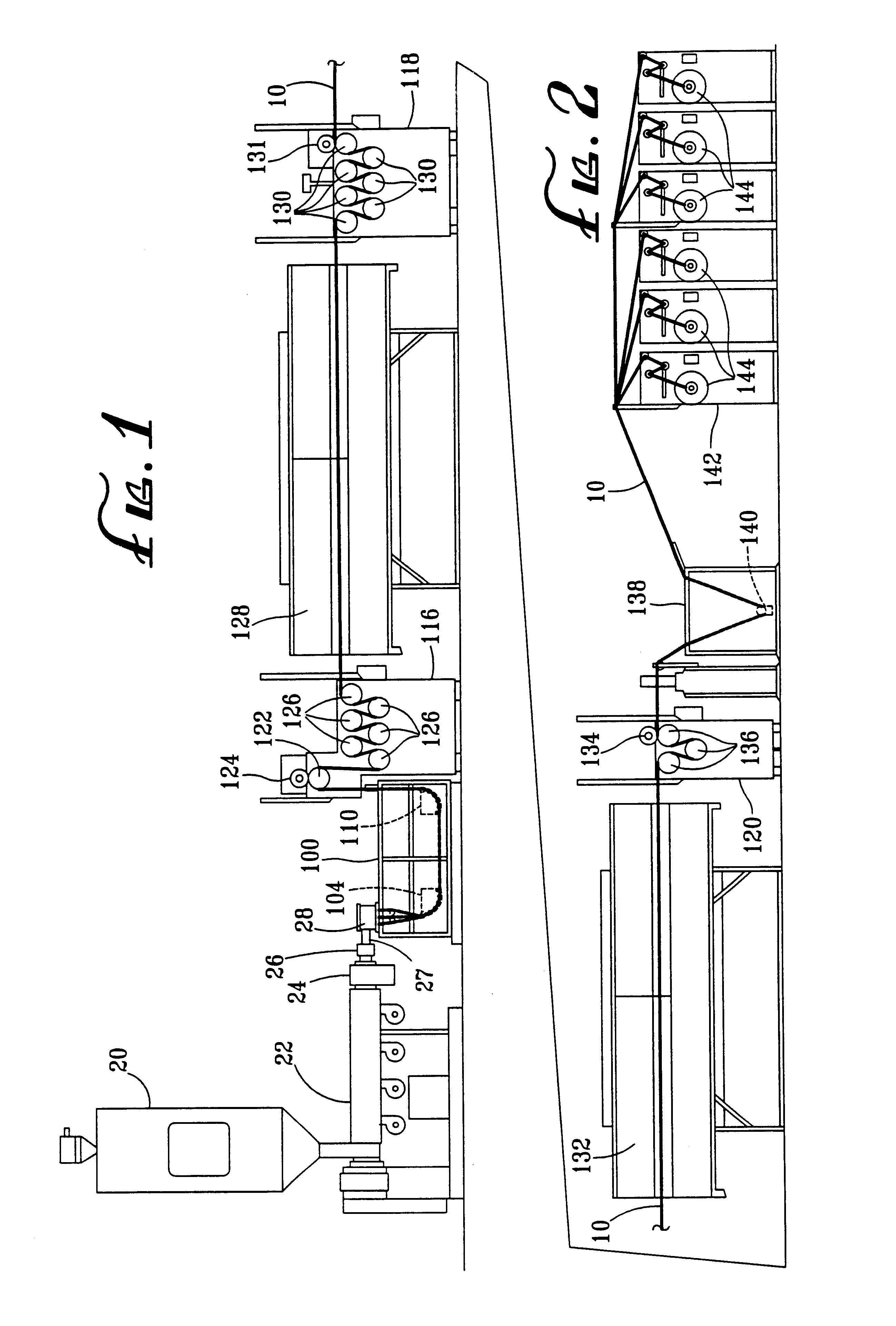 Noise attenuating flexible cutting line for use in rotary vegetation trimmers and method of manufacture