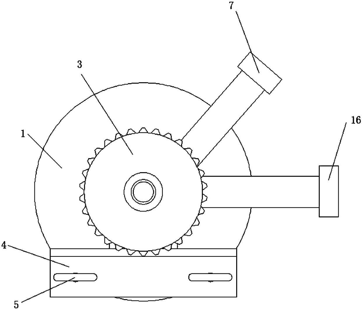 Winding reel for textile machine