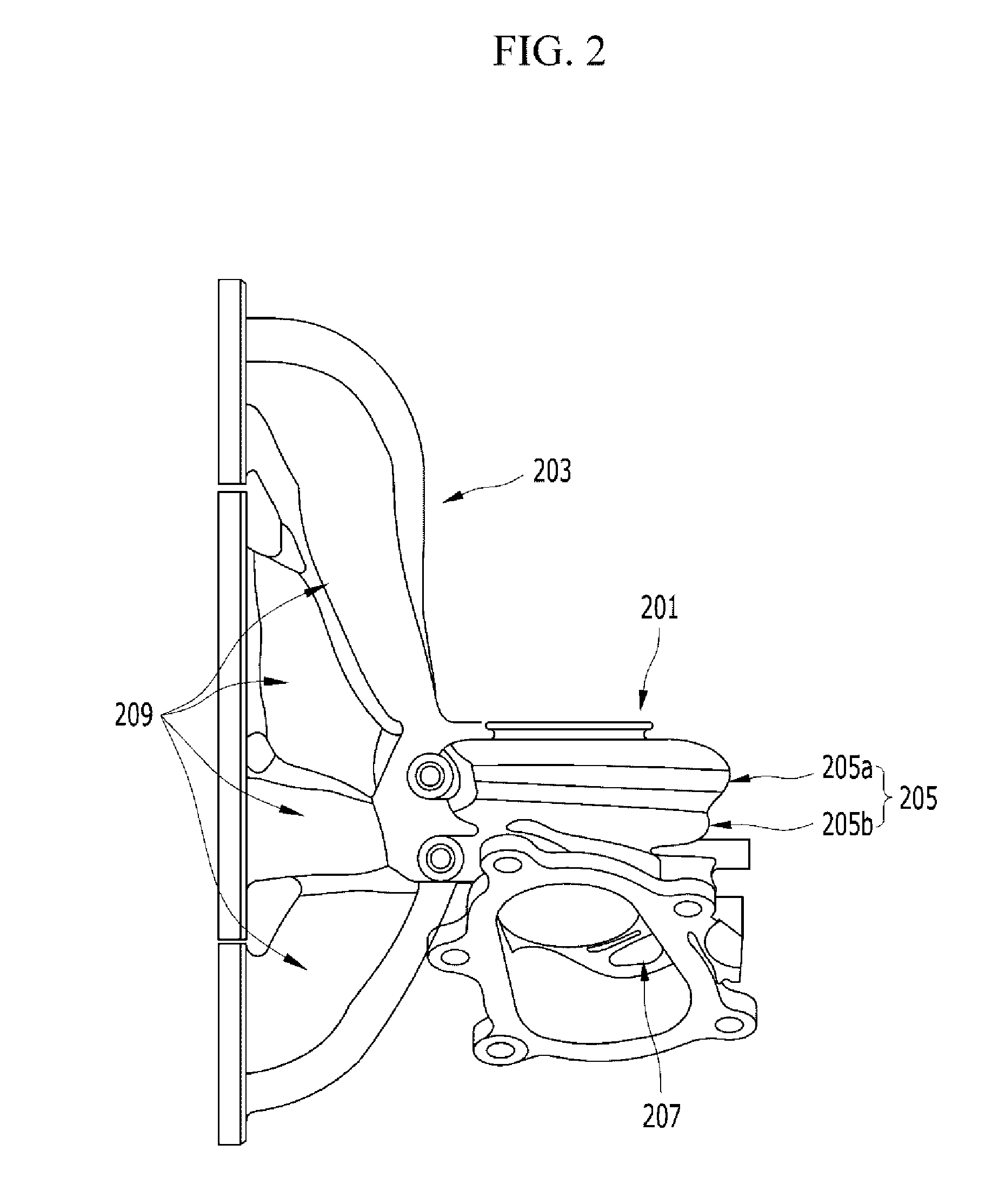 Mold for gravity casting and gravity casting method using the mold