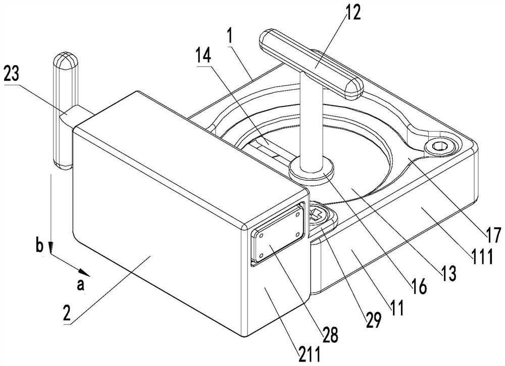 A push rod pressing device, positioning assembly and positioning device