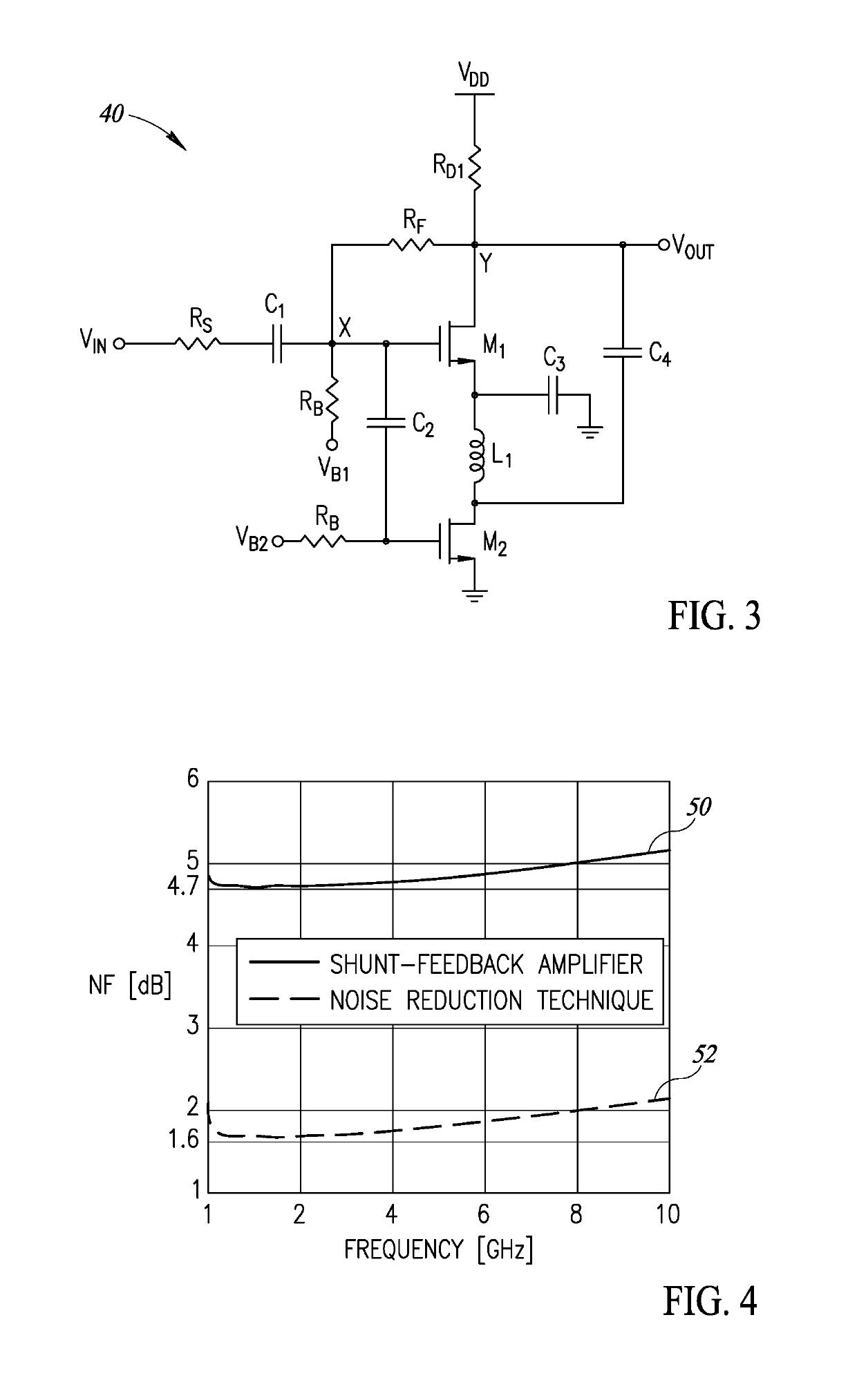 Ultrawideband Very Low Noise Amplifier With Noise Reduction And Current Reuse