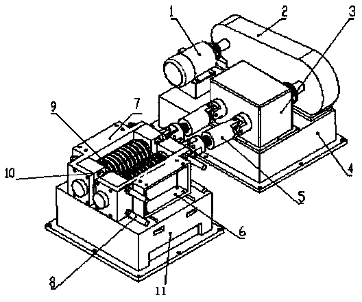 Hot-rolled strip steel head molding rolling machine and molding method thereof