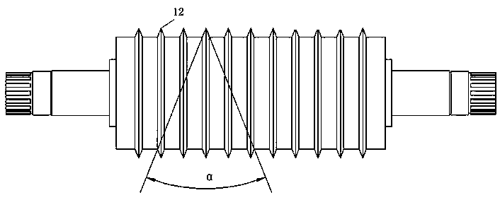 Hot-rolled strip steel head molding rolling machine and molding method thereof