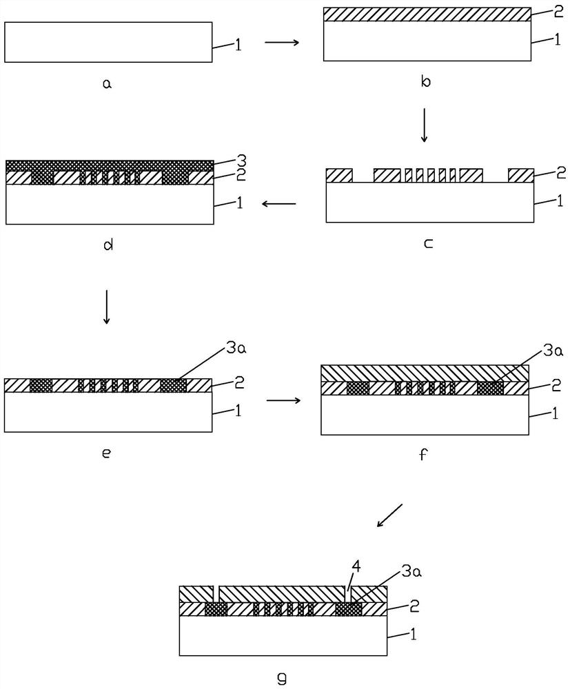 A kind of idt copper process manufacturing method of tc-saw