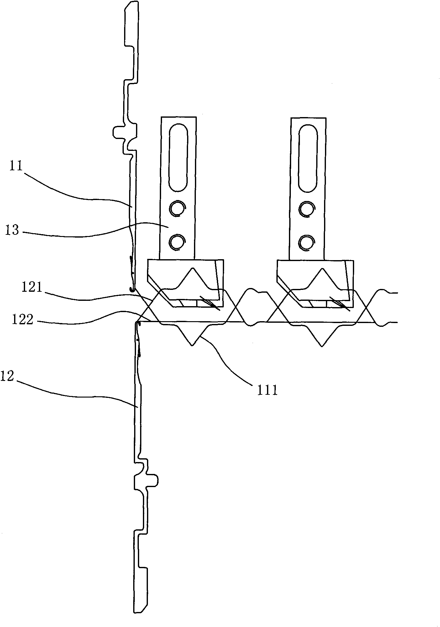 Double-faced jacquard circular knitting machine capable of weaving terry weave