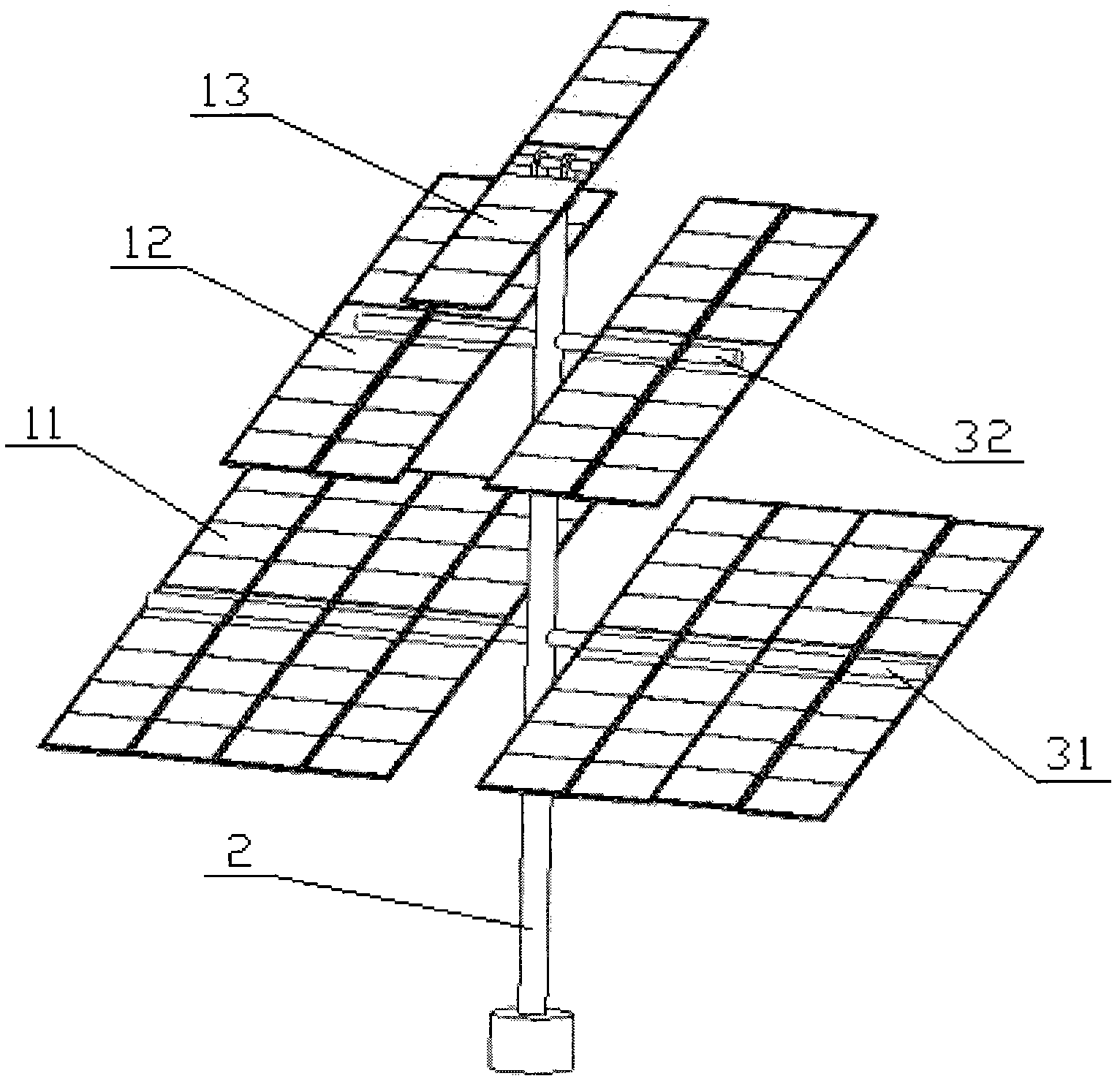 Solar photovoltaic electricity generating device