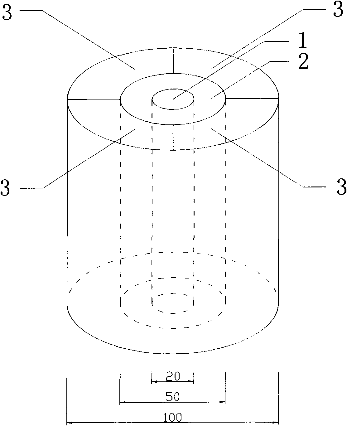 Integrated device for rural dispersive sewage treatment