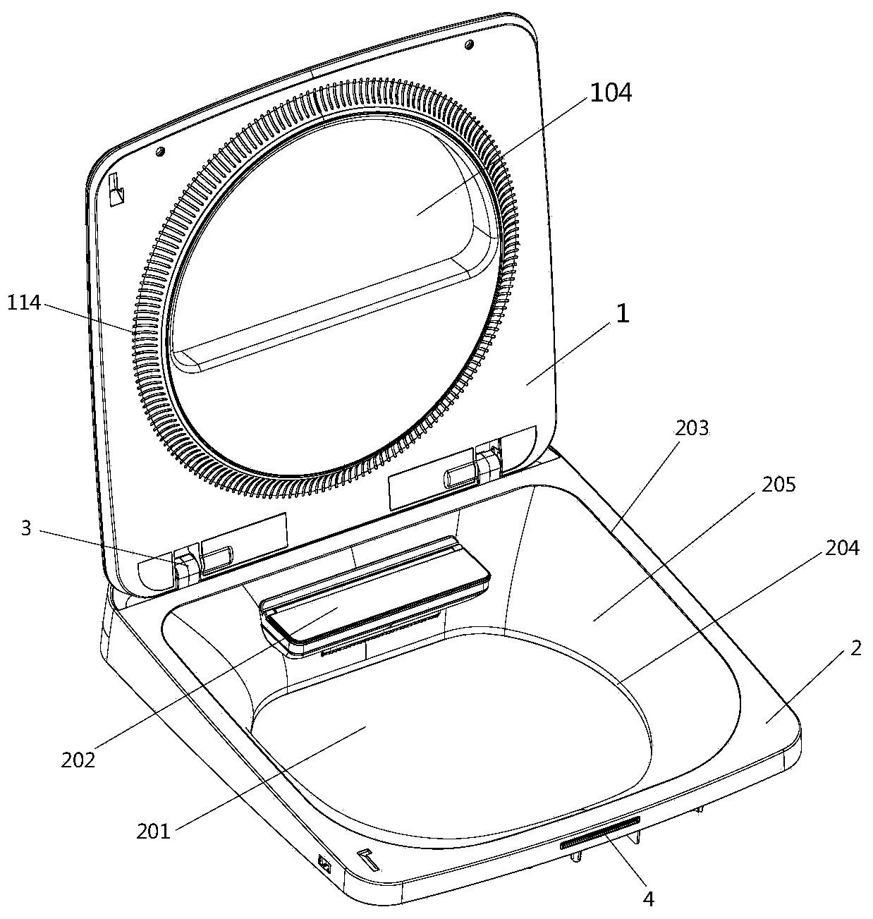 Disk seat structure of washing machine