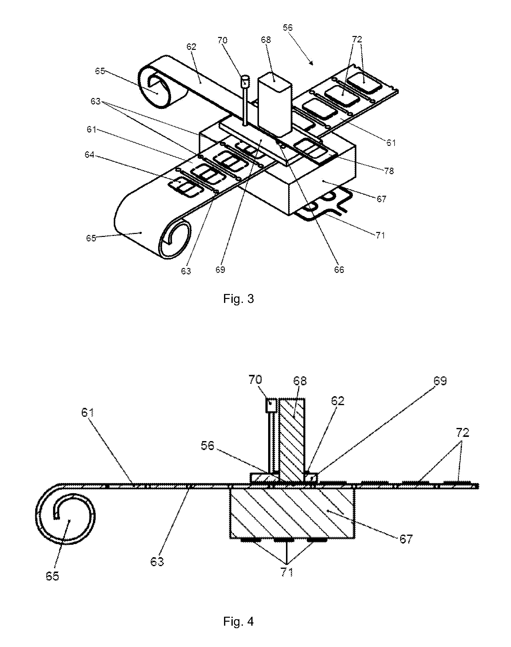 Method for partial lamination of flexible substrates