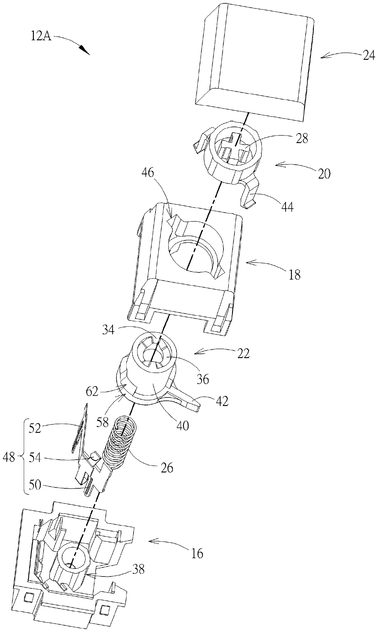 Key switch with adjustable pressing feel and adjustment method thereof