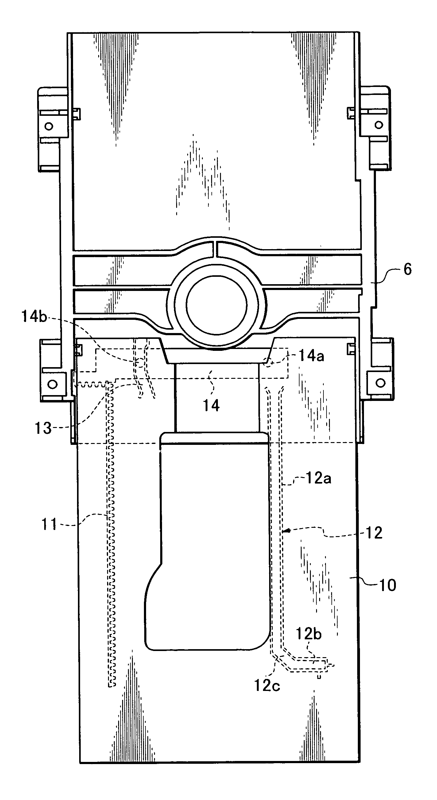 Disk drive having mechanism for preventing tray from rolling