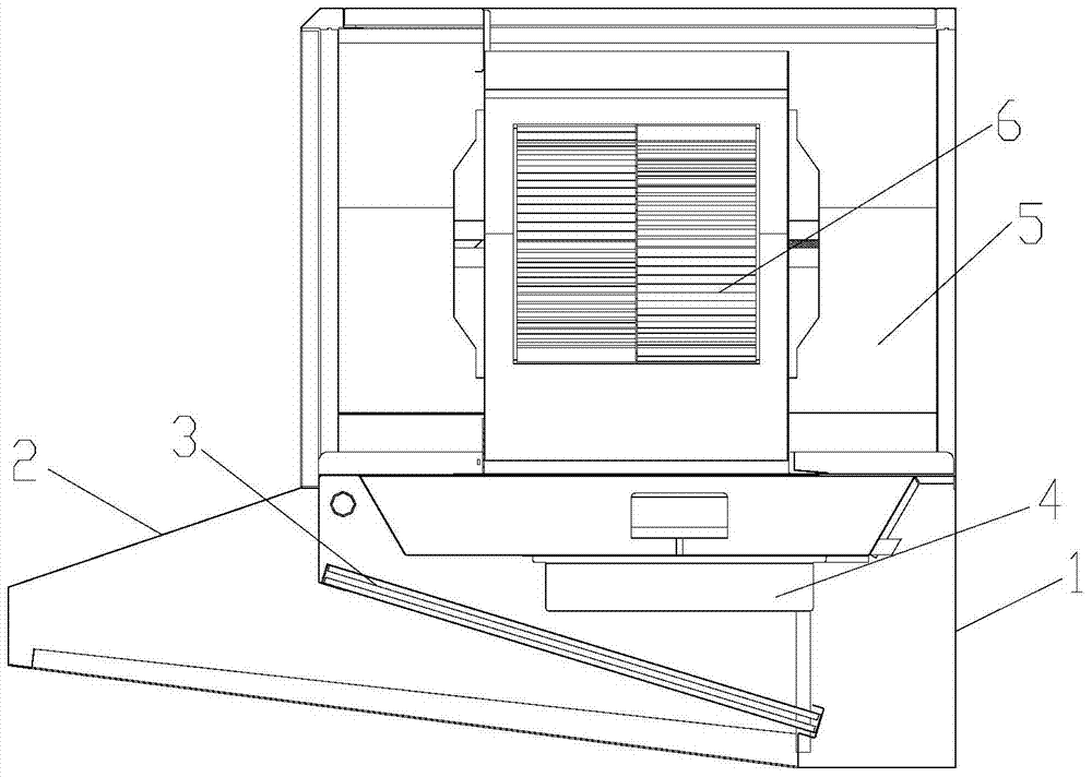 Multi-stage filter unit for oil fume removal