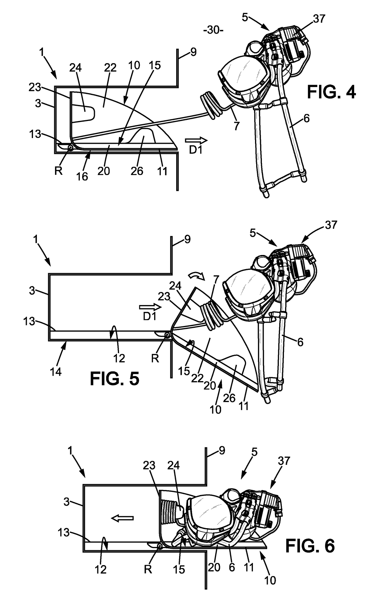 Emergency equipment for an aircraft comprising a respiratory mask