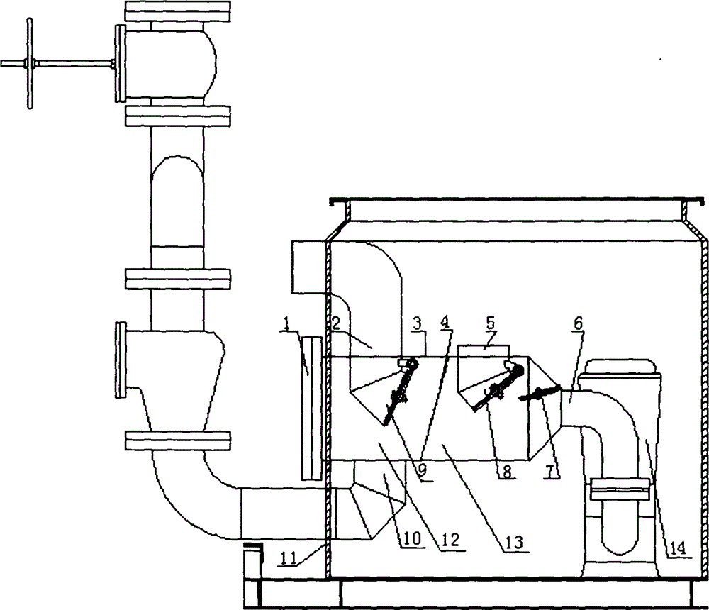 Back flushing filter device