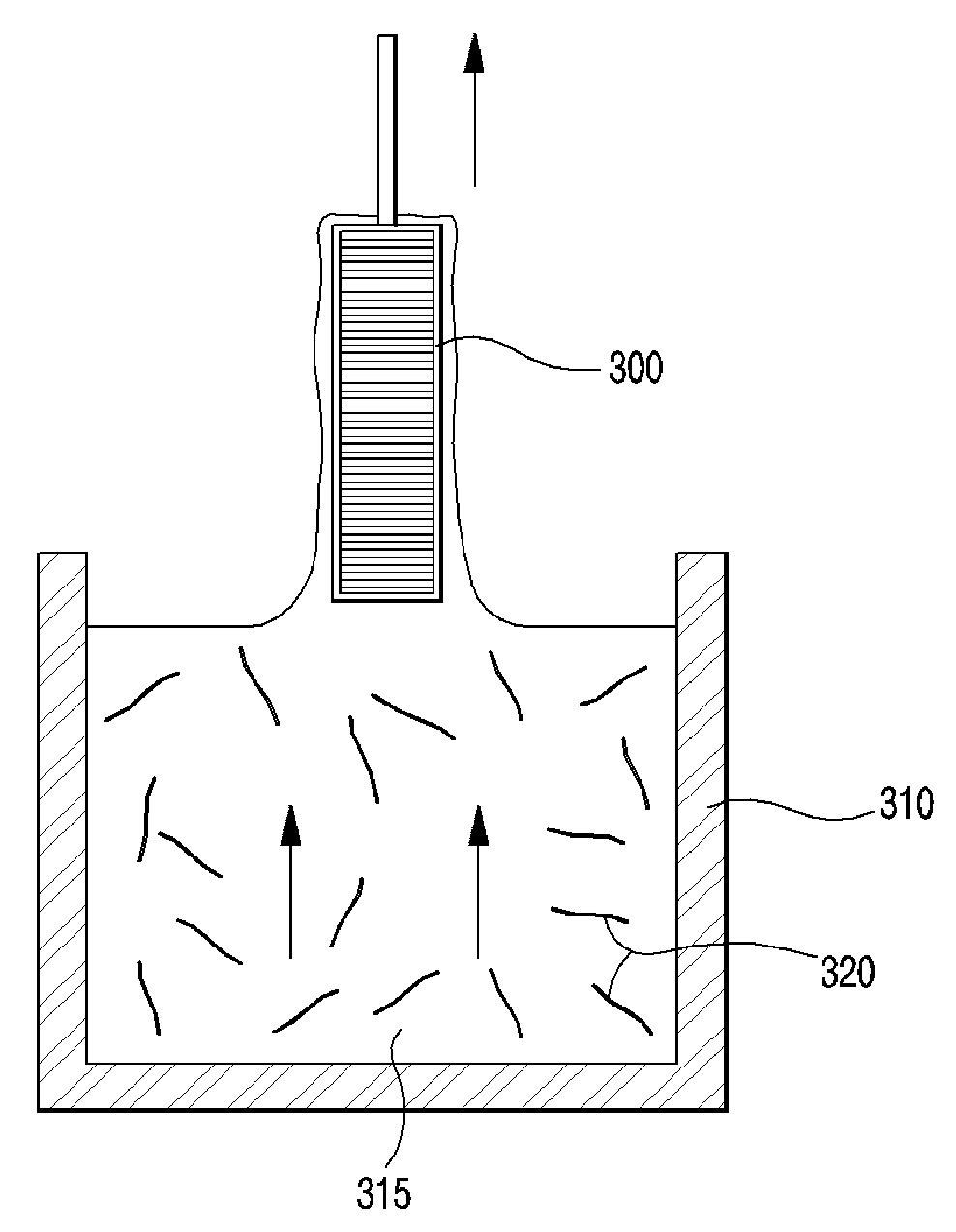 Cooling device coated with carbon nanotube and of manufacturing the same