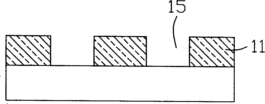 Metal conducting wire mosaic structure and method of manufacture