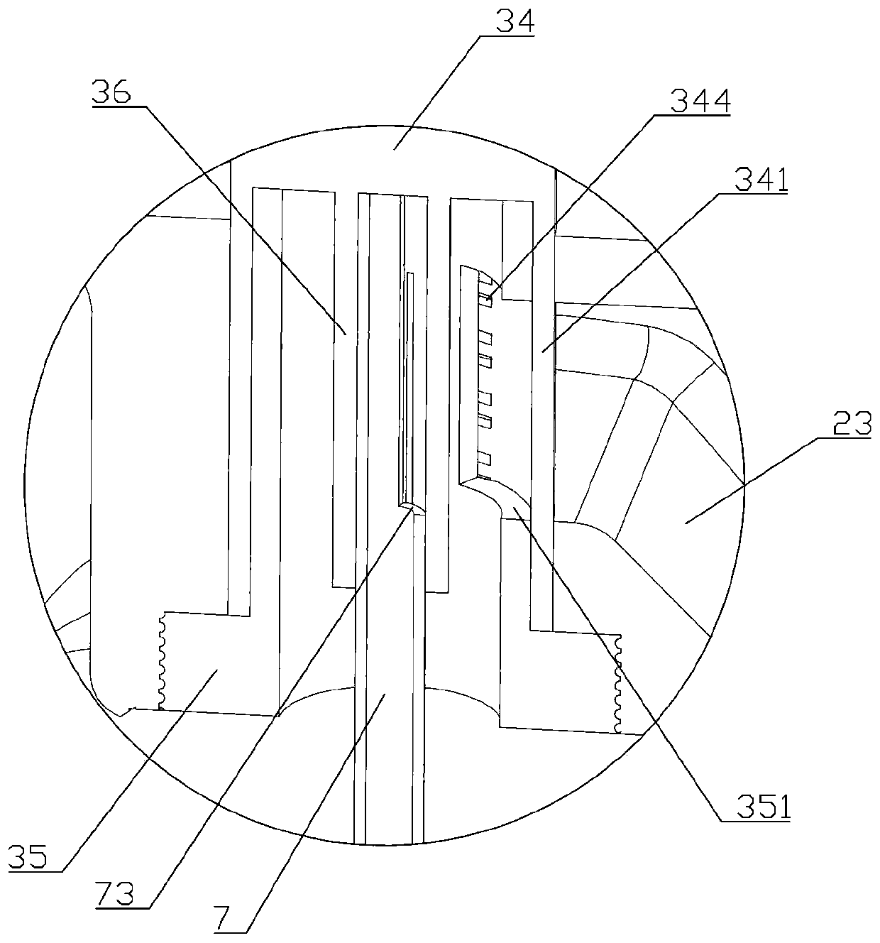 Impact atomization type temperature and pressure reducing valve