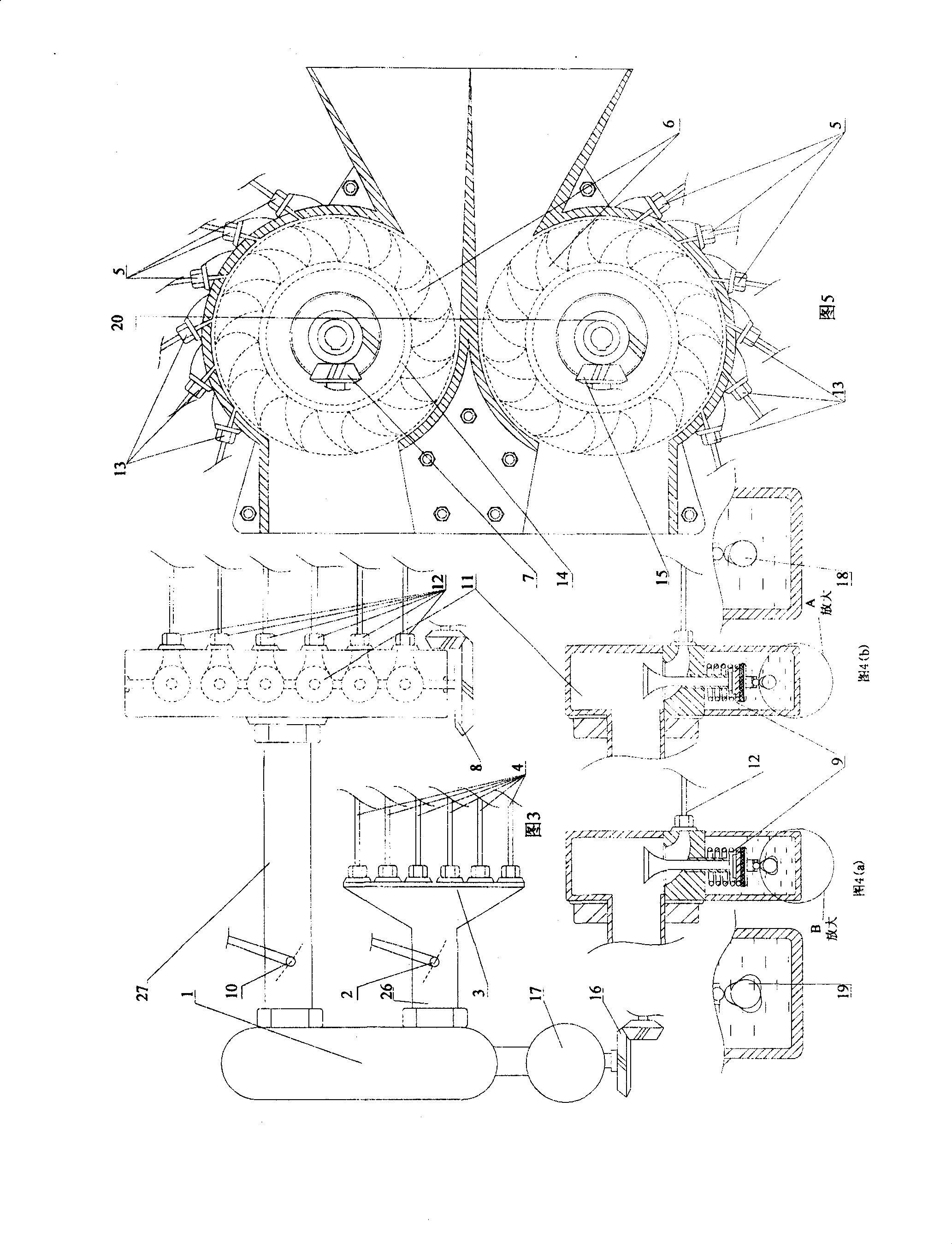 Wind-air engine, namely engine using wind and air pressure as energy to replace fuel