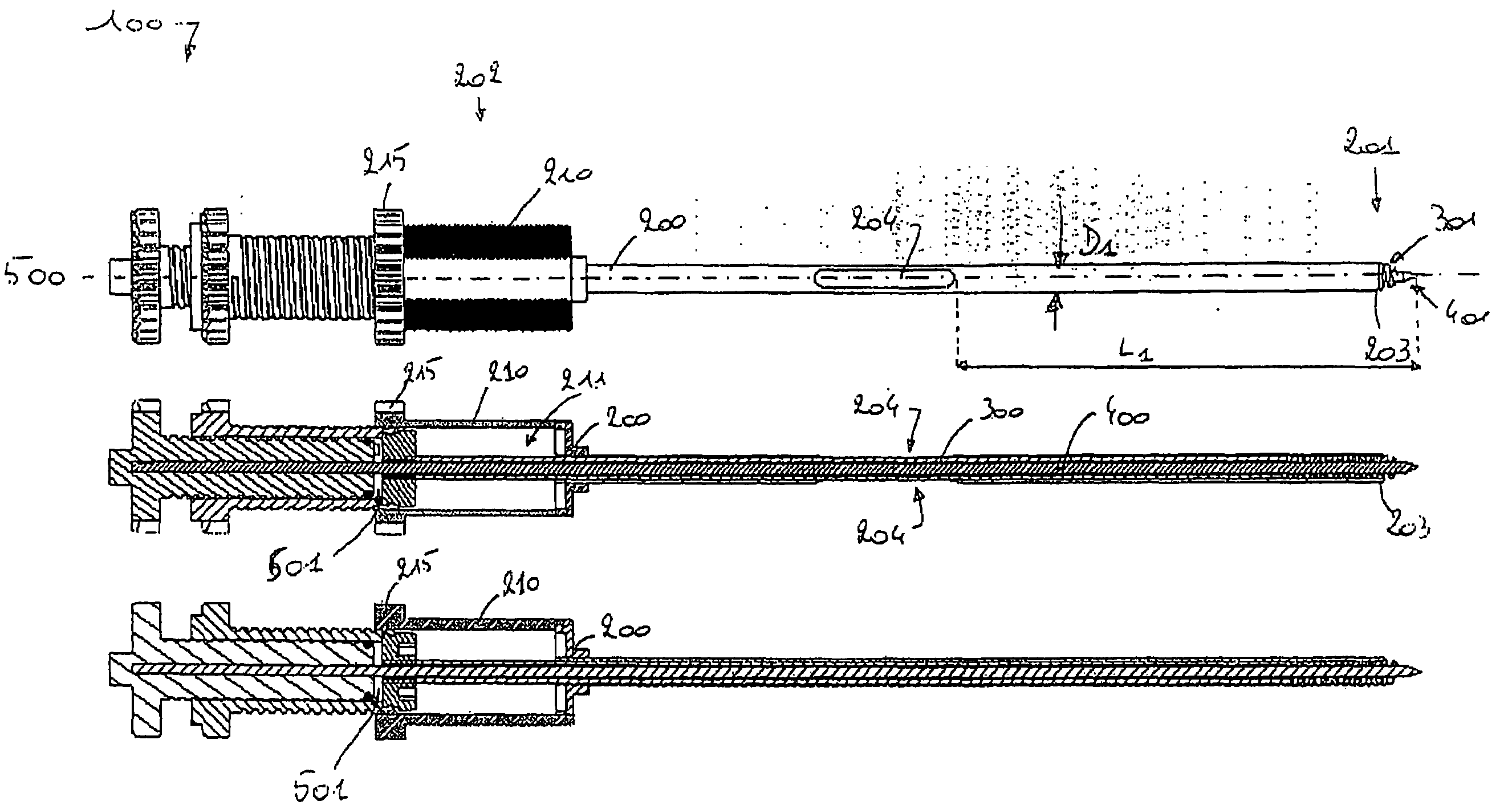 Biopsy Needle Assembly and a Device for Taking a Tissue Sample