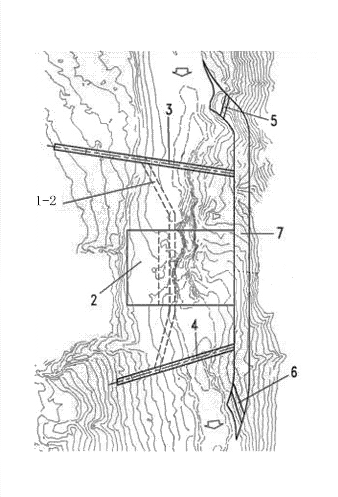 Diversion construction method of wide-riverbed dam type hydropower station