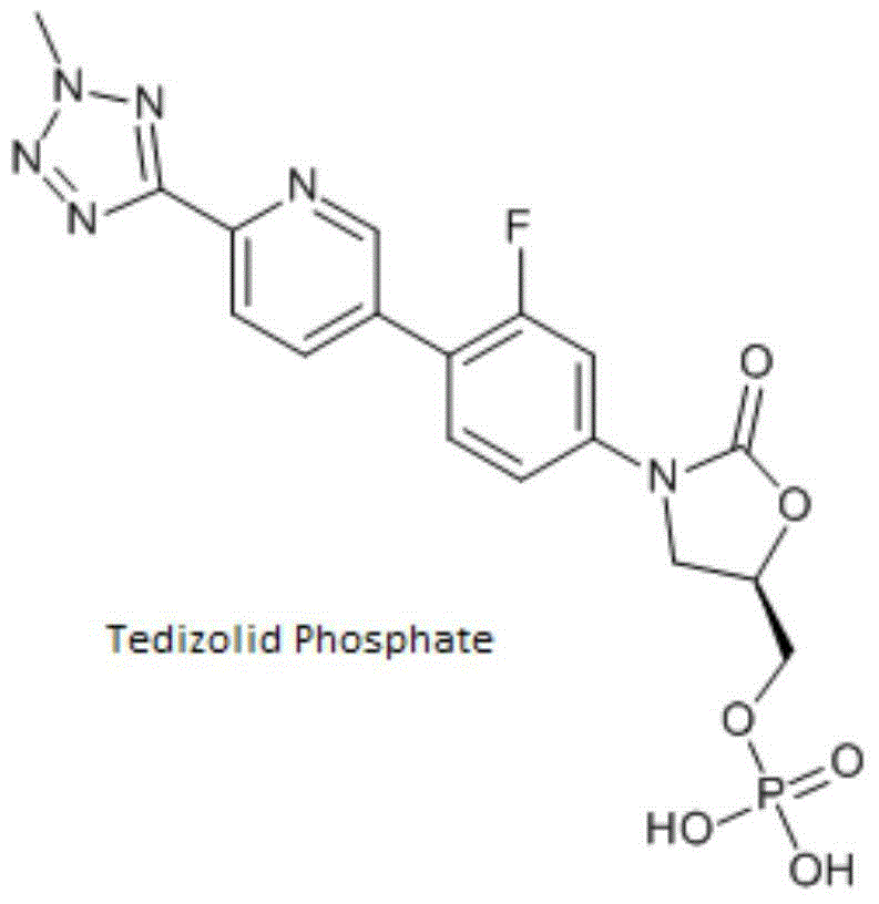 Disodium tedizolid phosphate and preparation method thereof